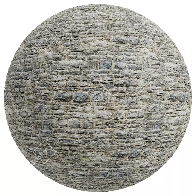 Stone Covering Texture Set | Seamless 3D model image 2