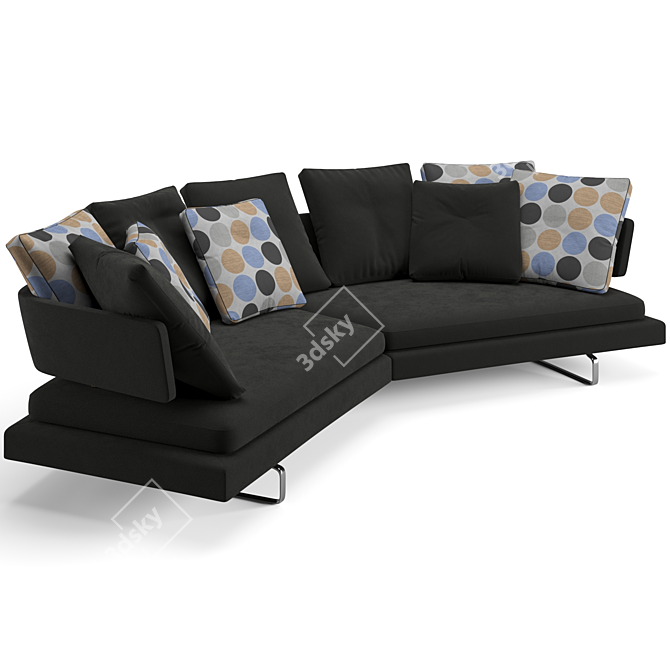 B&B Italia Arne Modern Sofa 3D model image 5