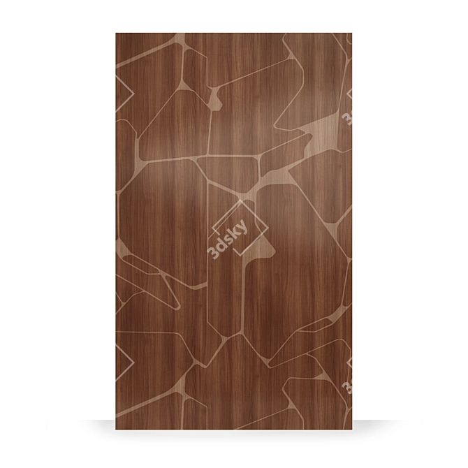 FIFTYFOURMS Wall Panels Wood-Based 3D model image 1