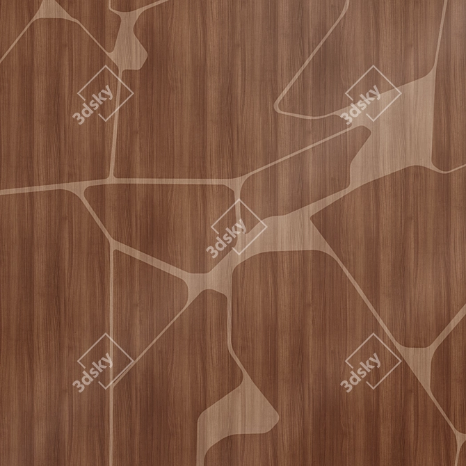 FIFTYFOURMS Wall Panels Wood-Based 3D model image 2