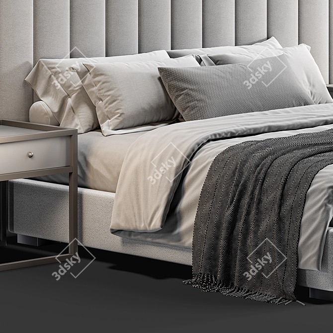 Modena Bed 3D Model Download 3D model image 2