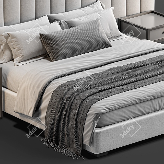 Modena Bed 3D Model Download 3D model image 3