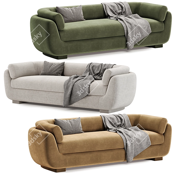 Since there is no description provided in Russian, the title for the "Moro sofa" could be:
Cozy Modern Moro Sofa 3D model image 1