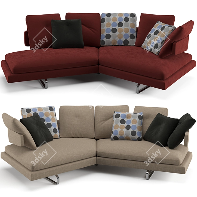 B&B Italia Arne Modern Sofa 3D model image 1