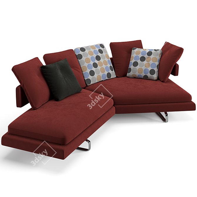 B&B Italia Arne Modern Sofa 3D model image 4