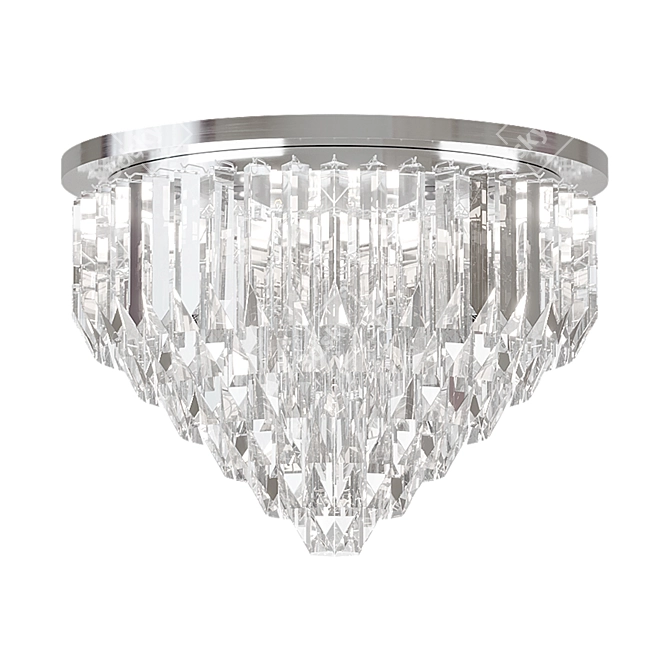 Elegant Patrizia Volpato Crystal Chandelier 3D model image 2