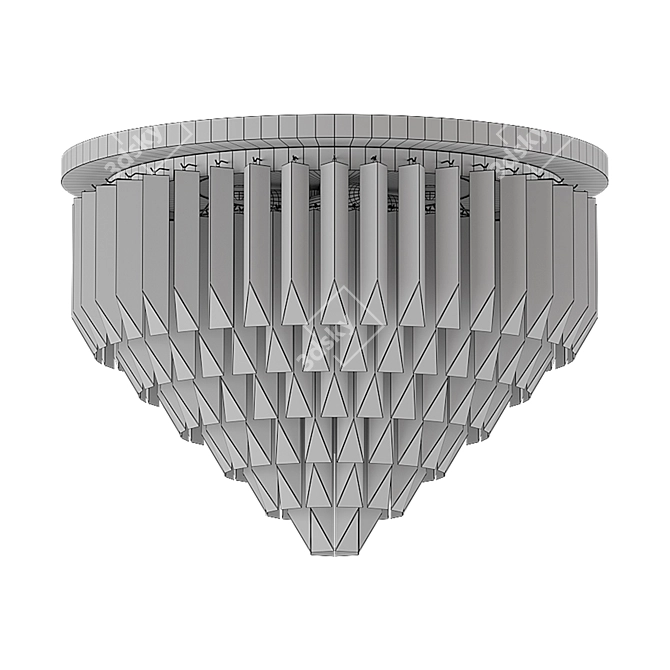 Elegant Patrizia Volpato Crystal Chandelier 3D model image 3