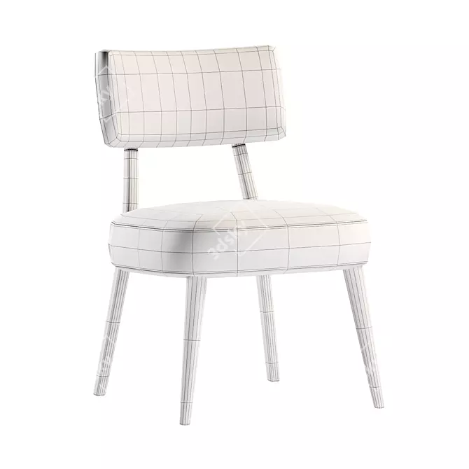 Stylish Orville Dining Chair Model 3D model image 3