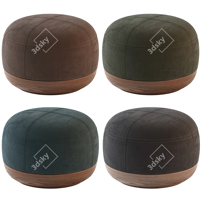 EGON Pouf Model 2013 Corona 3D model image 2