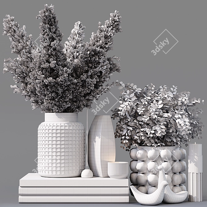 Elegant Decor Set - High-Quality 3D model image 3