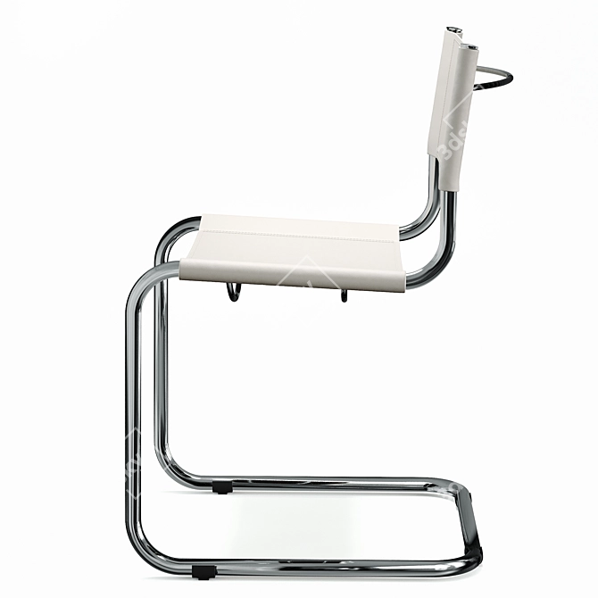 Stylish Bauhaus Stam Chair 3D model image 3