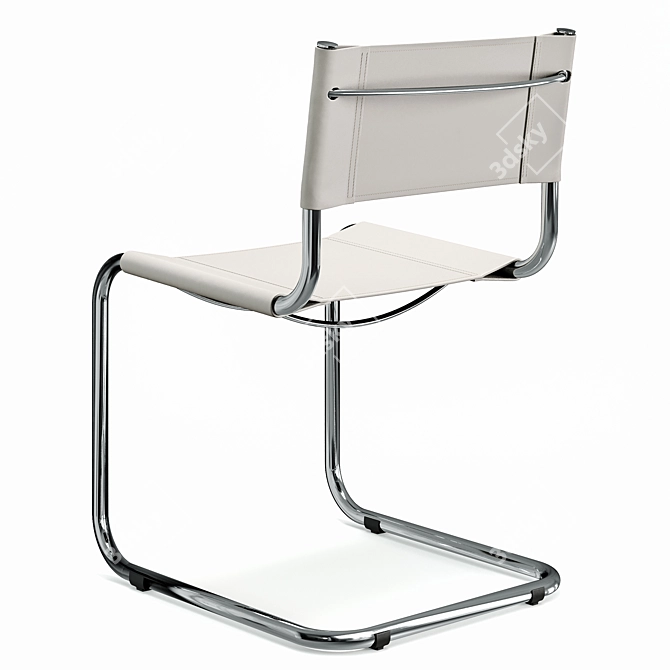 Stylish Bauhaus Stam Chair 3D model image 4