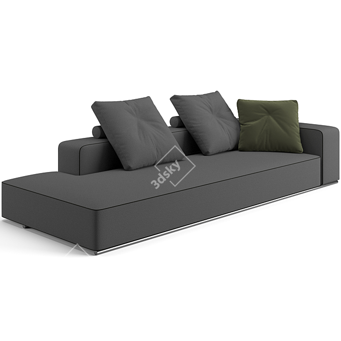 Modern B&B Italia Andy Sofa 3D model image 3