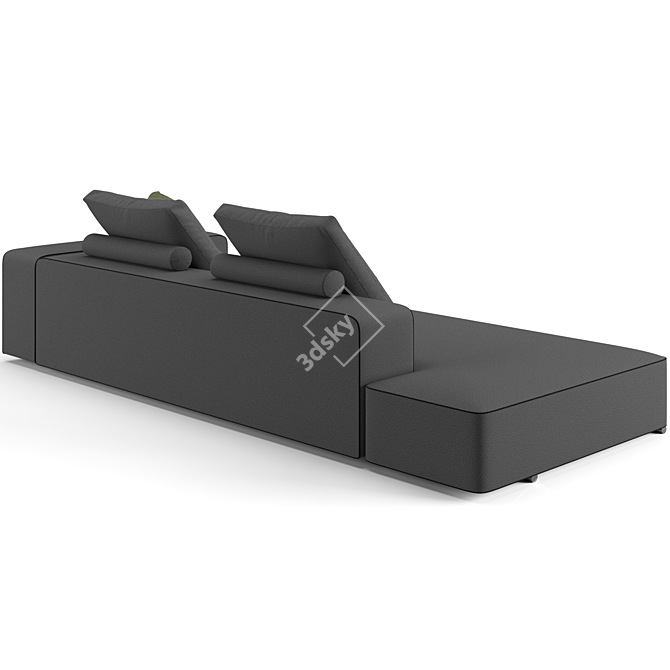 Modern B&B Italia Andy Sofa 3D model image 4