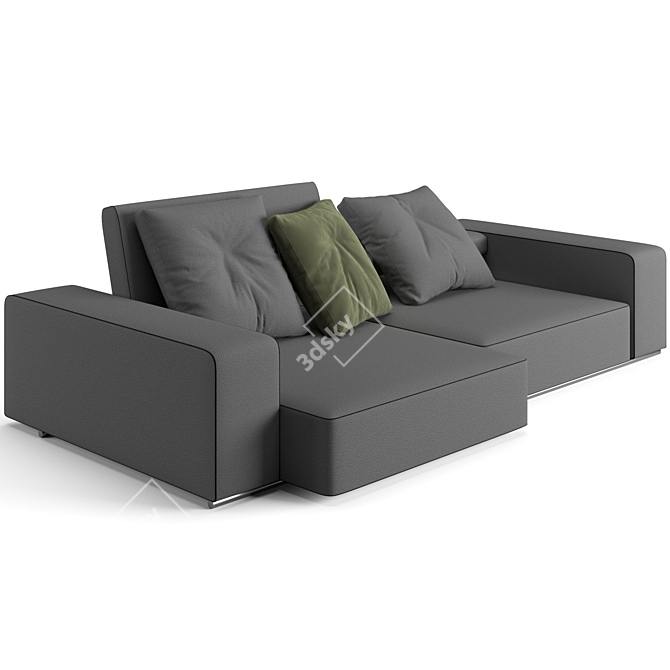 Modern B&B Italia Andy Sofa 3D model image 6