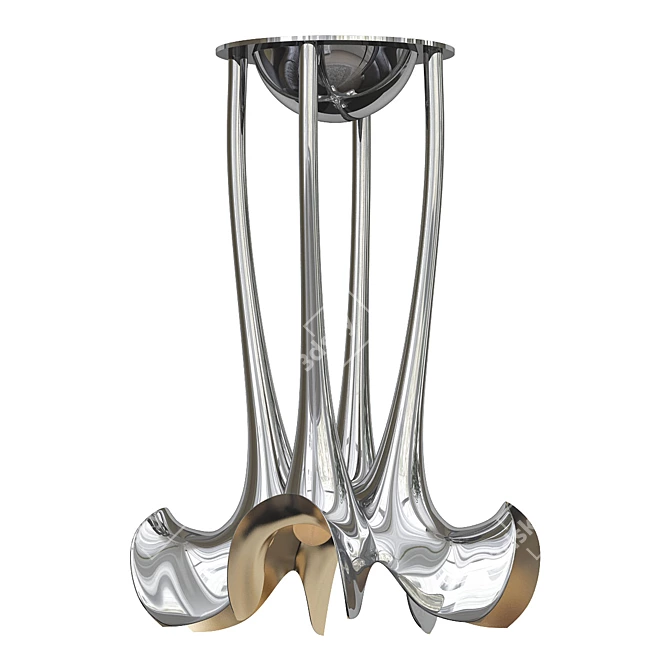 Sculptural Chandelier Spectacle 3D model image 1