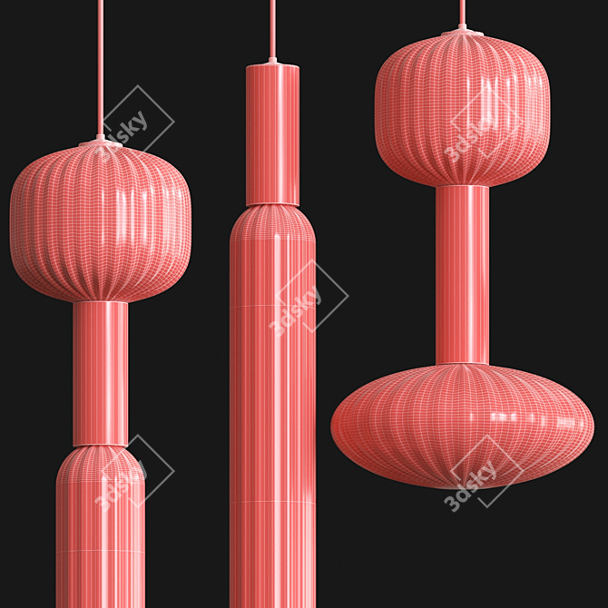 Modern Millimeter Dimension Furniture Set 3D model image 2