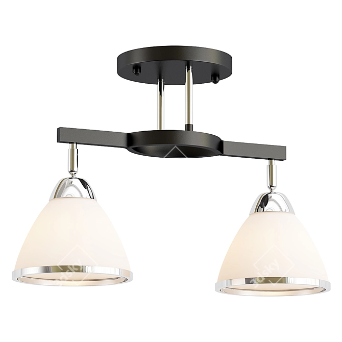 Elegant Ambrella Light Fixture 3D model image 1