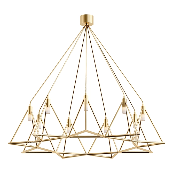 Modern Gitter Model for VRay 3D model image 1