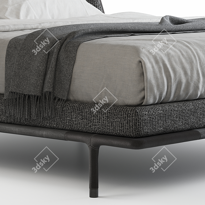 Versatile Frigerio Alfred Bed 3D model image 3