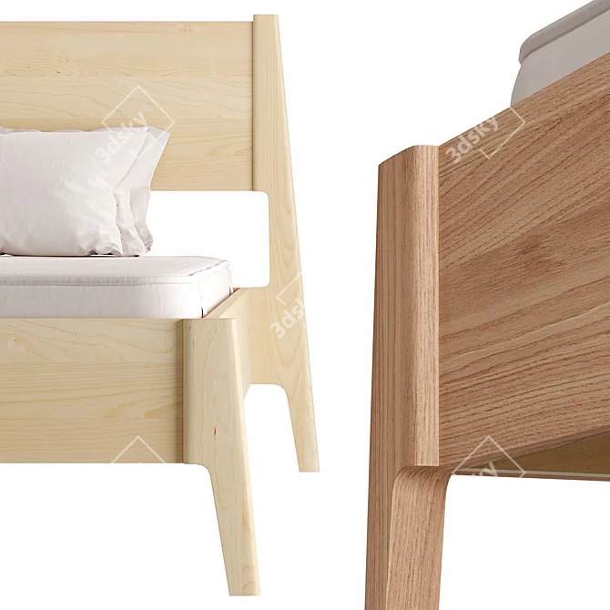  Lunar Dream King Size Bed 3D model image 2