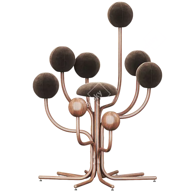 Globe Garden Sculpture Statue 2017 3D model image 2