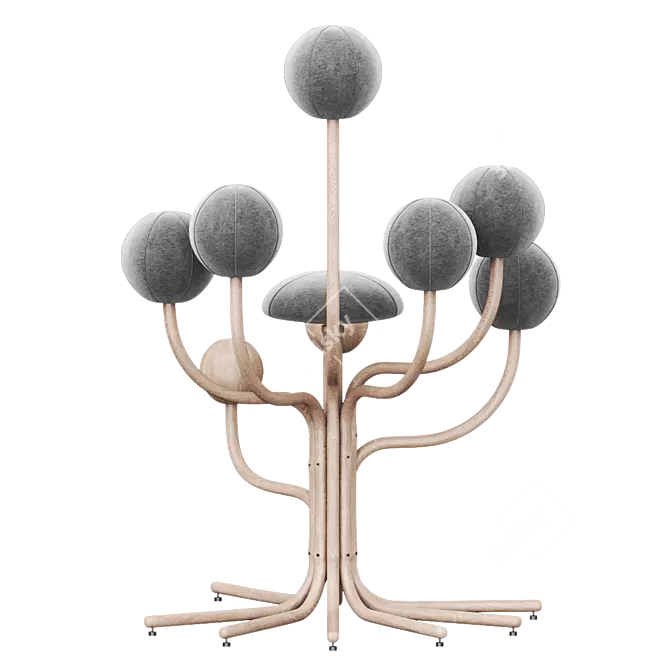 Globe Garden Sculpture Statue 2017 3D model image 4