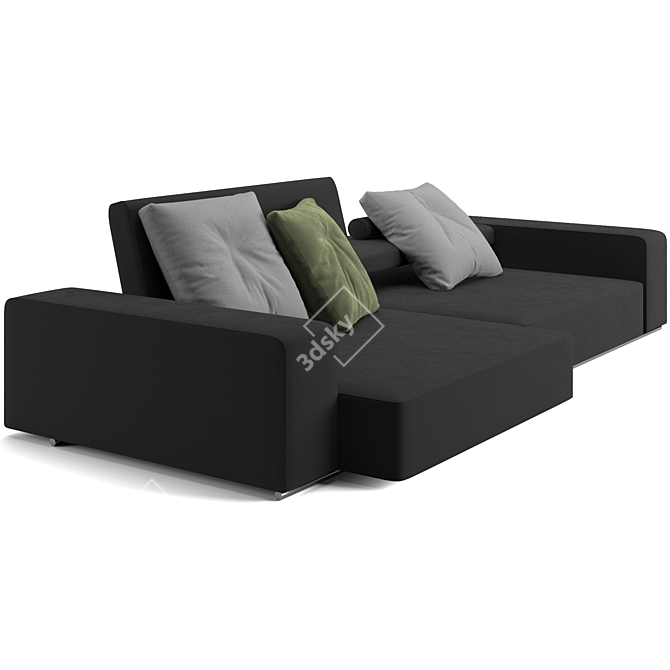 Modern B&B Italia Andy Sofa 3D model image 2