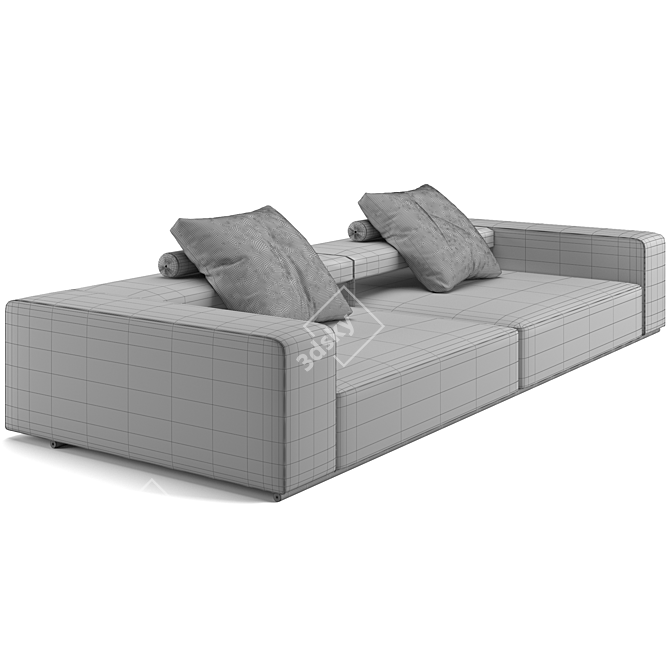 Modern B&B Italia Andy Sofa 3D model image 7