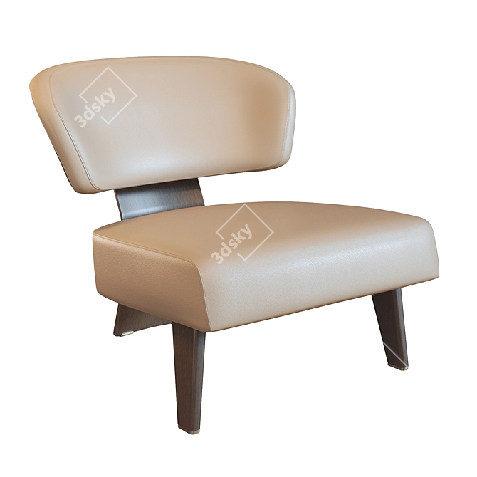 Title: Reeves Wood Side Table 3D model image 7