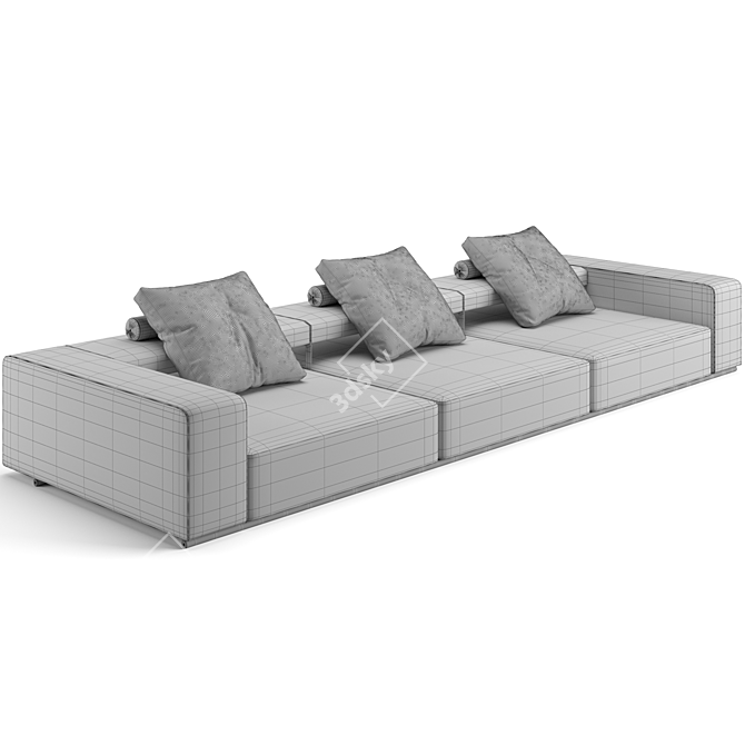 B&B Italia Andy Sofa 346cm 3D model image 3