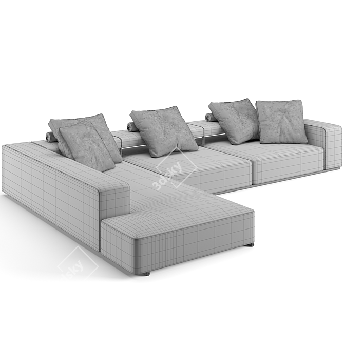 B&B Italia Andy Sofa 346cm 3D model image 7