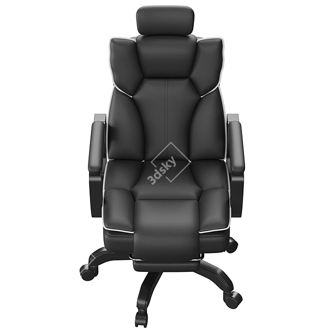 Modern Ergonomic High Back Chair 3D model image 6