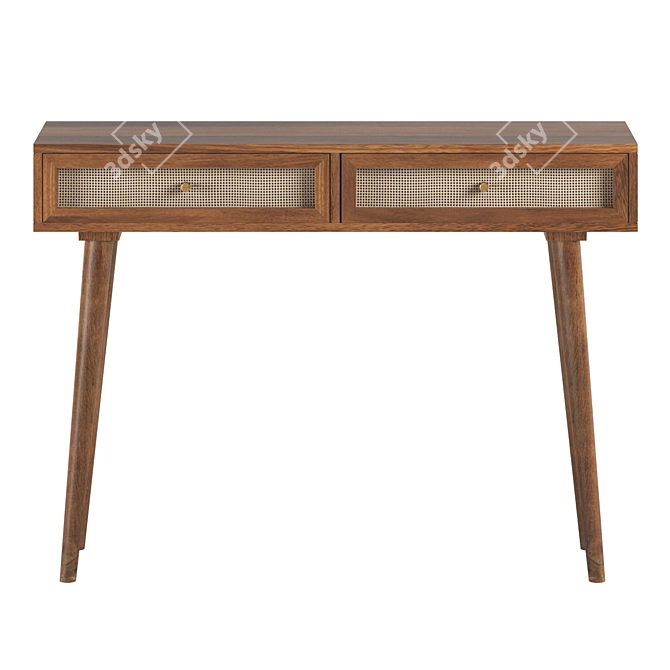 Elegant Serafina Laptop Desk 3D model image 3