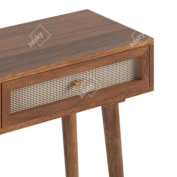 Elegant Serafina Laptop Desk 3D model image 5