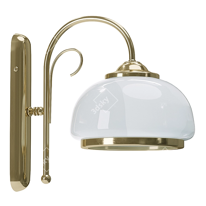 Alfa Paris 2512 Retro Wall Light 3D model image 1