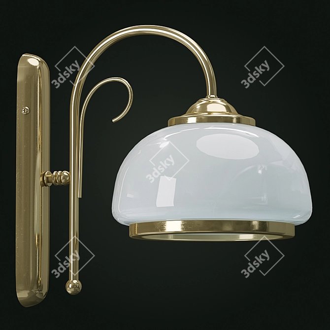 Alfa Paris 2512 Retro Wall Light 3D model image 2