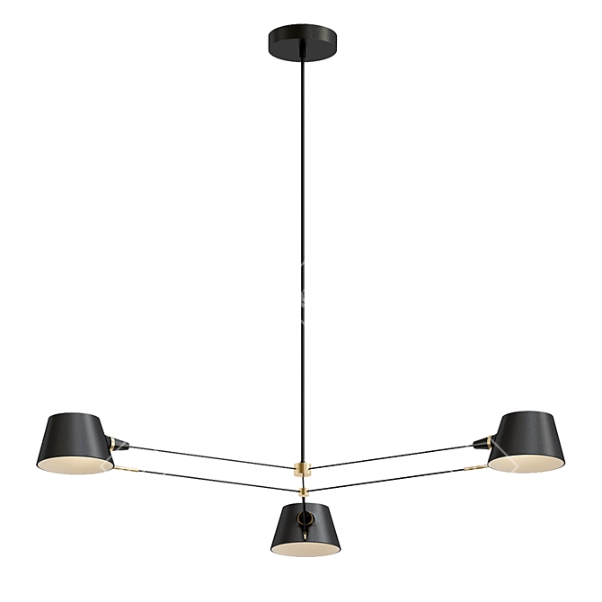 Designer Lamp Model for VRay 3D model image 1