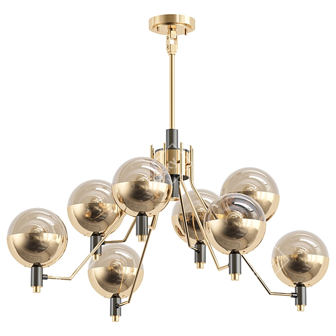 Elegant Designer Tum Lamp Model 3D model image 1