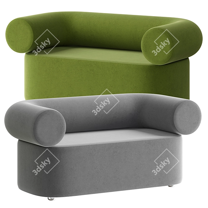 Luxury Abbey Sofa Bed 3D model image 2