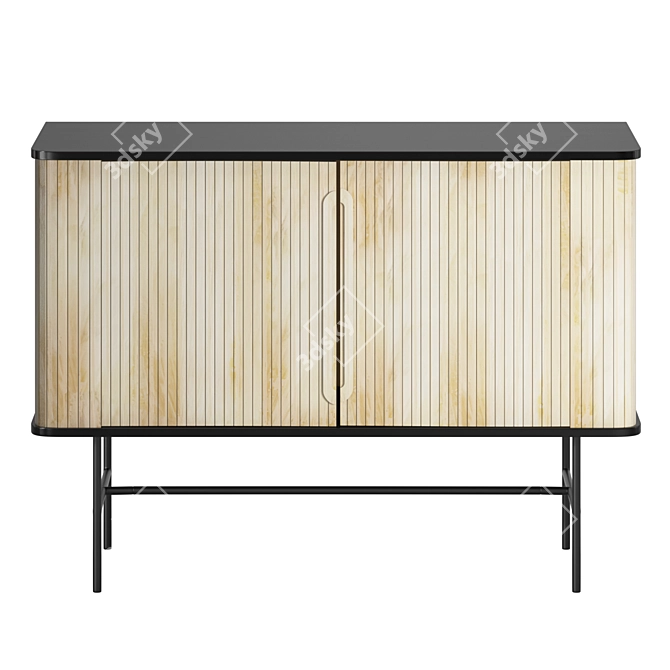 Medina Modern 2-Door Sideboard 3D model image 4