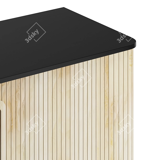 Medina Modern 2-Door Sideboard 3D model image 6