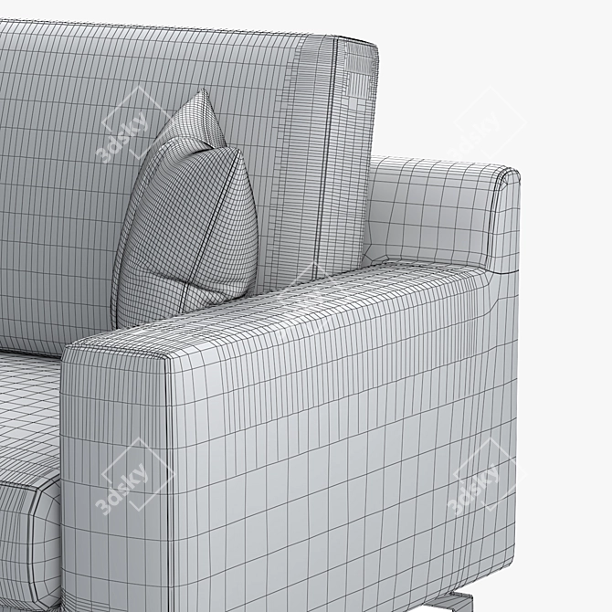 Elegant 3D Model Base Stand 3D model image 6