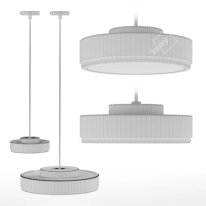 Contardi Discus SO LED Lights 3D model image 2