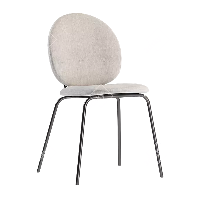 Contemporary Randall Dining Chair 3D model image 1