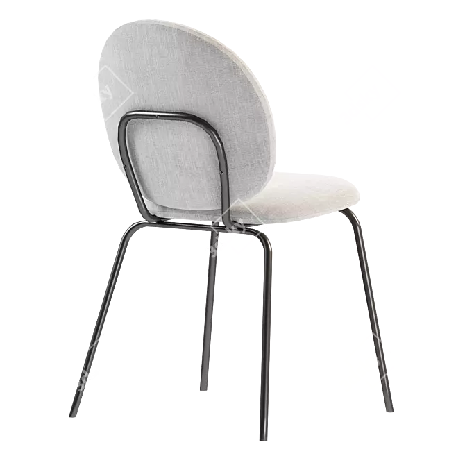Contemporary Randall Dining Chair 3D model image 2