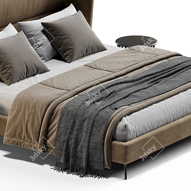 Cattelan Ludovic Bed 3D Model 3D model image 3