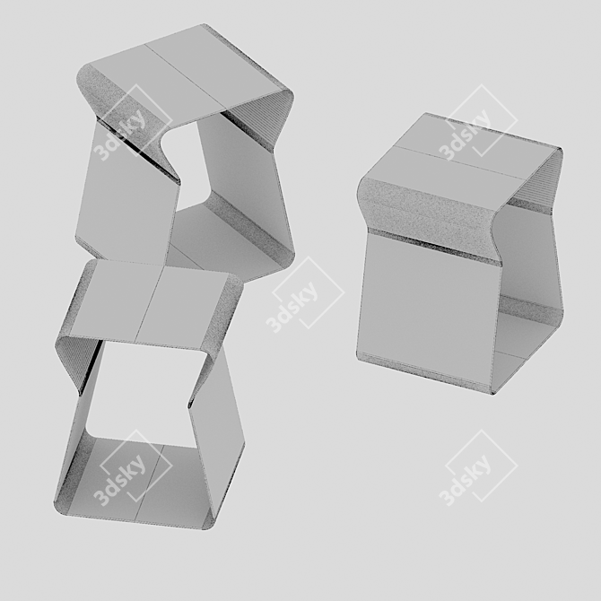 Modern Kito Side Table 3D model image 6