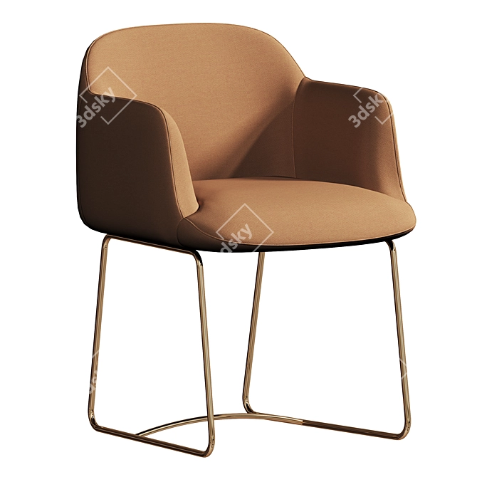 Elegant Comfort Armchair, Quinti Sedute 3D model image 1