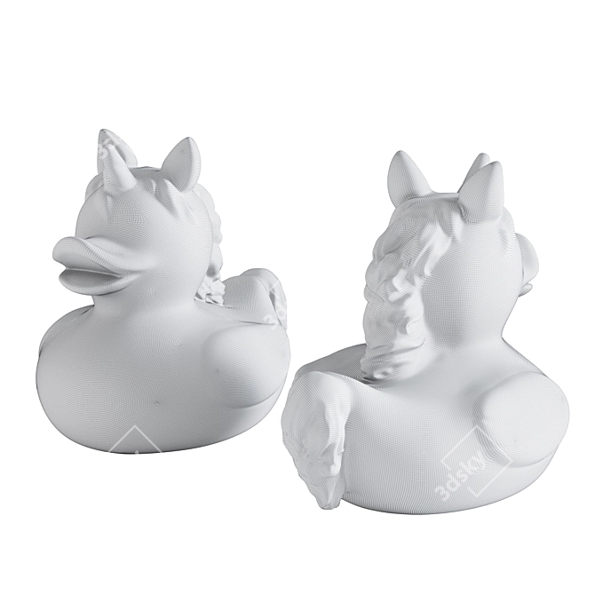 Unicorn Rubber Duck Collection 3D model image 5